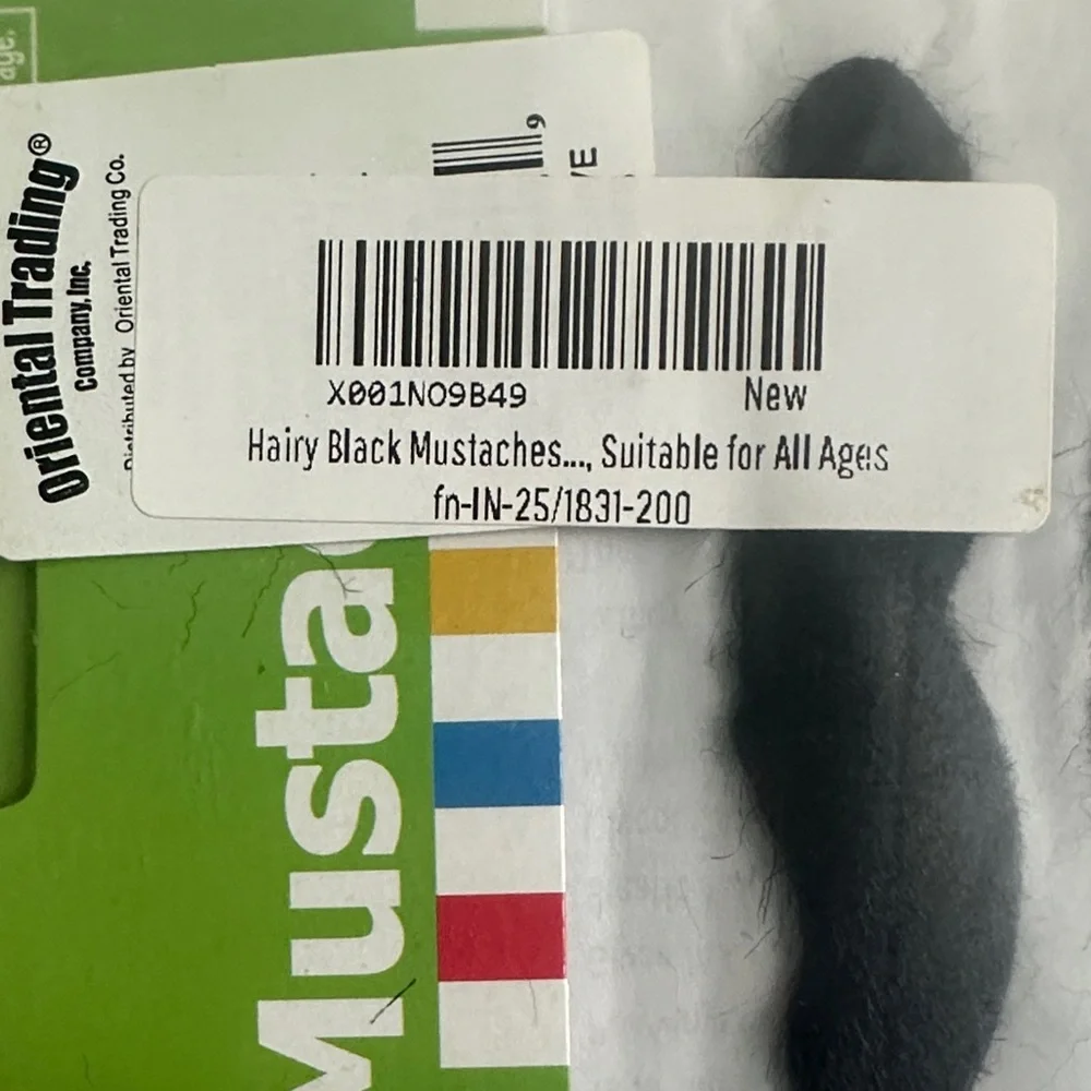 Oriental Trading Black Mustache Set-36 - Picture 3 of 8